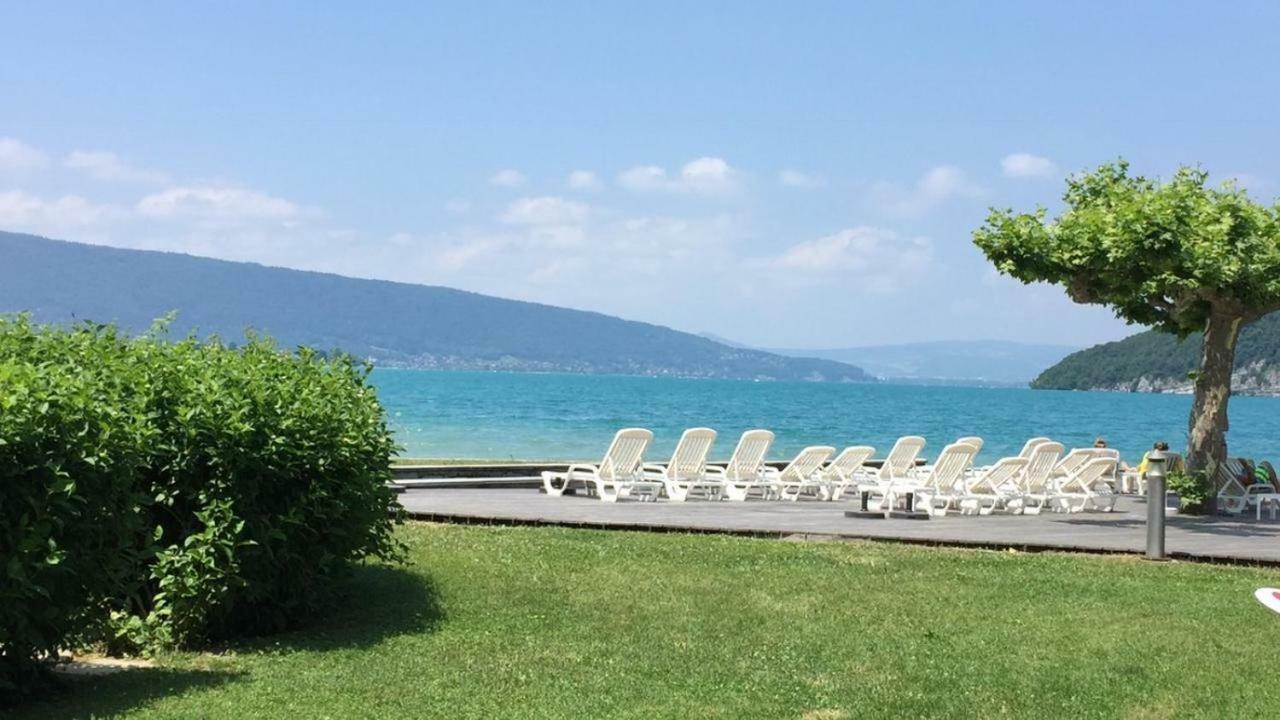 La Baie Des Voiles 3 Chambres 4 A 6 Personnes Au Bord Du Lac Plage Privee Duingt Eksteriør billede